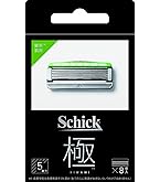 Amazon.co.jp: Schick(シック) 極 KIWAMI 5枚刃 替刃(4コ入) 髭剃り